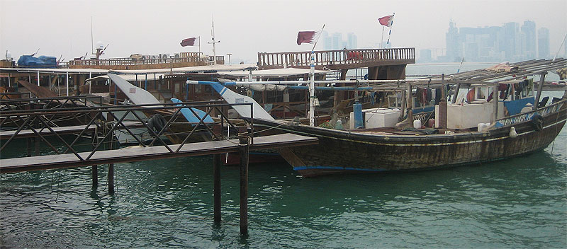 Ausfahrt mit einer Dhow in Doha (Katar)