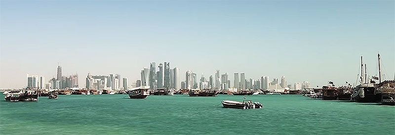 Blick auf Doha (West Bay Area)