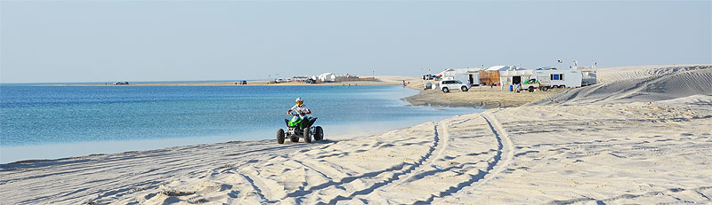 Strand in Katar