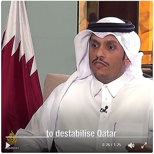 Sheikh Mohammed Bin Abdulrahman al-Thani zur Katar-Krise im Nahen Osten
